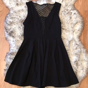 Black cocktail dress